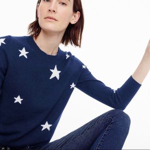 J. Crew Cashmere Star Sweater
